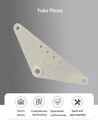 High Strength Triangular Yoke Plate Corrosion Resistant Power Fitting