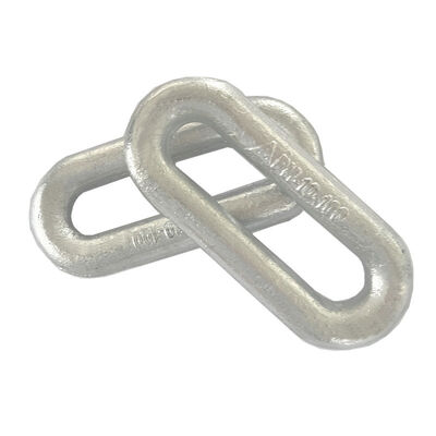 Hot Dip Galvanized Steel Connection Fittings Extended Links For PV Projects