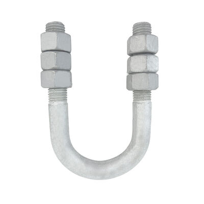 Durable U Bolts Electric Hardware For Power Tower Substation Component Fastening