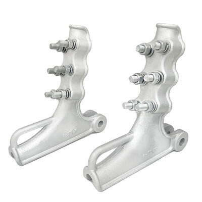 Hot Dip Galvanized Bolt Type Strain Clamp Long Lasting Conductor Fixing Fitting