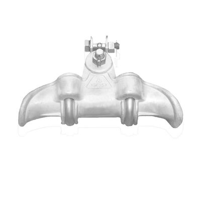 Aluminum Alloy Hang-down Suspension Clamp with Corrosion Resistance, Anti-Slip Serrations, and Damping Buffer Structure for Power Lines